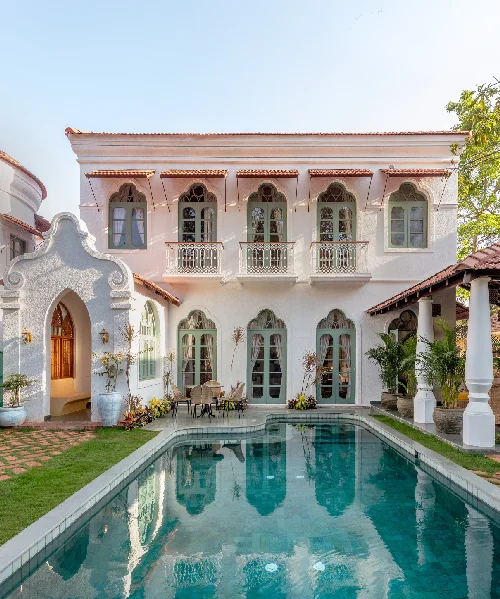 In Goa's buzziest village, a villa finds stillness in the <span>sound of water</span>